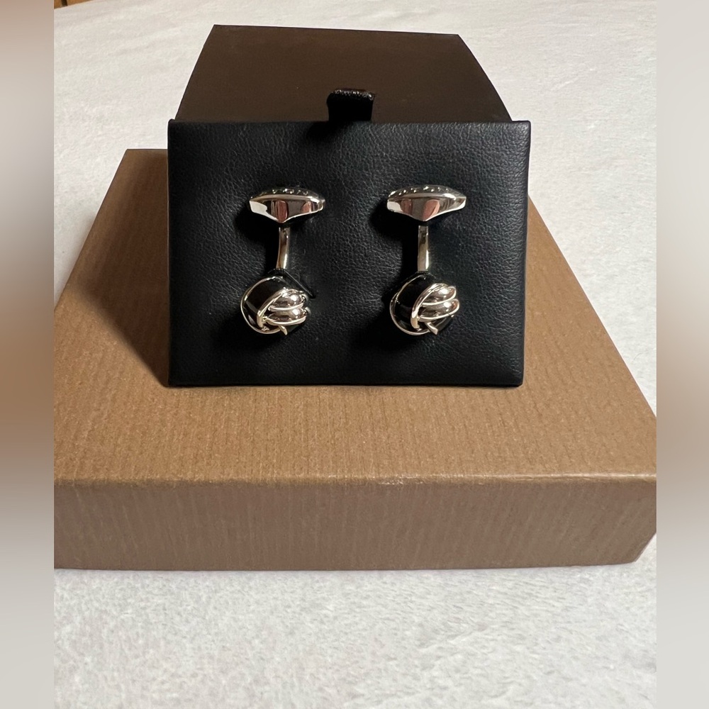 Eton Silver Knot Cuff Links